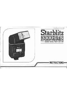 Starblitz 3300 DTS manual. Camera Instructions.